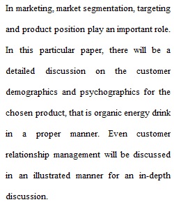 Strategic Marketing Module 1 Case